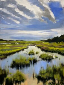 Reinhard, Adam, Bald Head Island, 40×30, Oil on Canvas, $850